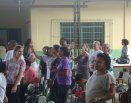 ALMOÇO COM MARIA NO BAIRRO ORIENTE - VITÓRIA, E.S.