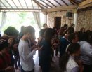RETIRO DE JOVENS NA CMR, COM O TEMA: TU É MEU FILHO, EU HOJE TE GEREI.