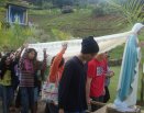 RETIRO DE JOVENS NA CMR, COM O TEMA: TU É MEU FILHO, EU HOJE TE GEREI.