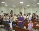 Issacar em Grupo de Oração na Igreja de Santa Luzia, Ibes