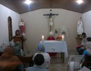Presença de Dom Roberto na CMR, para formação dos membros de vida e aliança e instauração do Santíssimo