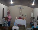 Presença de Dom Roberto na CMR, para formação dos membros de vida e aliança e instauração do Santíssimo