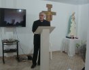 Presença de Dom Roberto na CMR, para formação dos membros de vida e aliança e instauração do Santíssimo