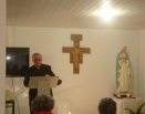 Presença de Dom Roberto na CMR, para formação dos membros de vida e aliança e instauração do Santíssimo