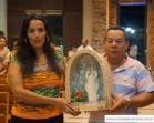 Momento de oração na Paróquia Santuario Nossa Senhora do Rosario de Fátima Serra-ES